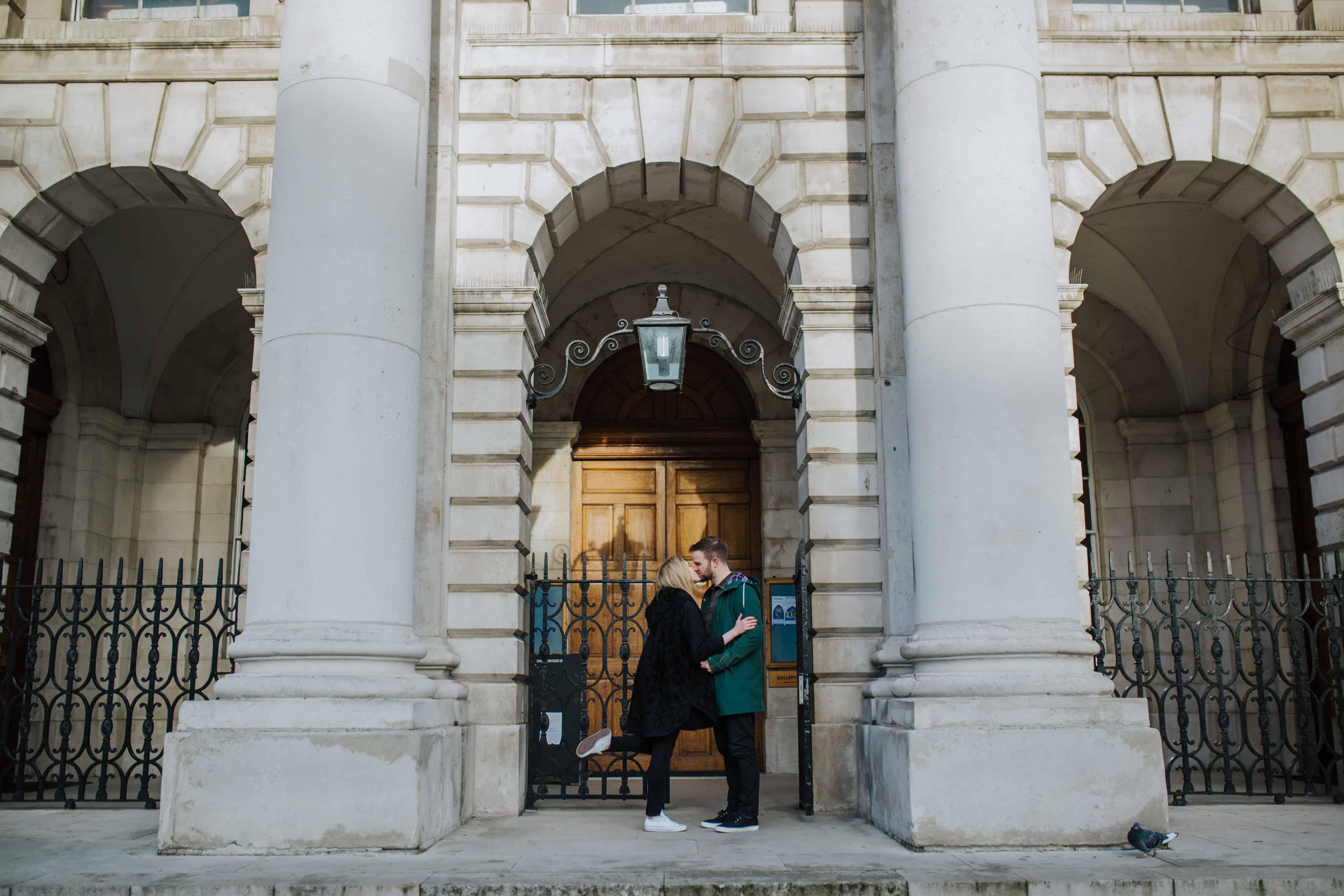 Engagement shoot in Trinity College Dublin
