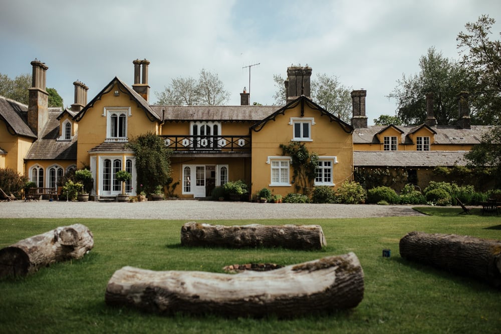 Martinstown House Wedding venue, view from the outside summer day