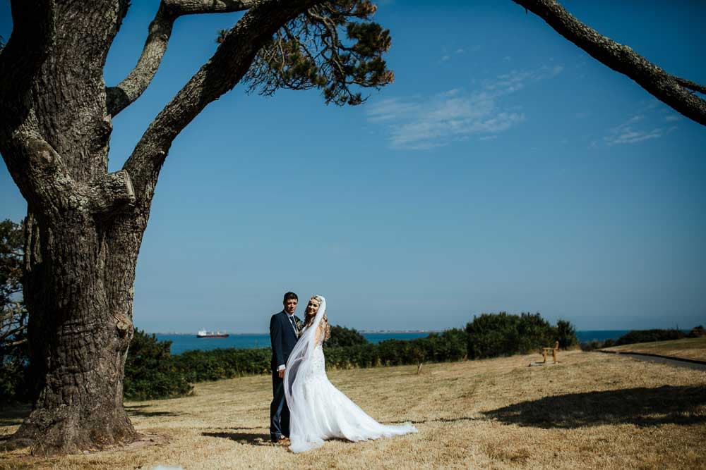 park beside haven hotel dunmore east for wedding photos