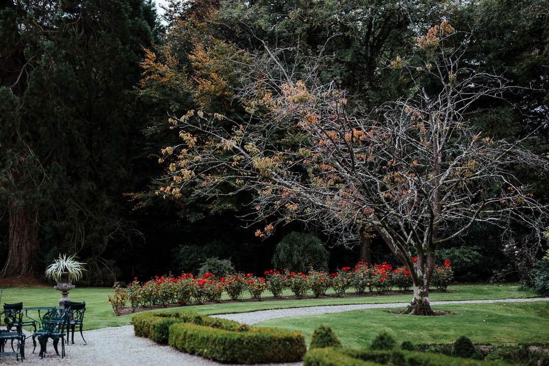marlfield house gardens in autumn fall