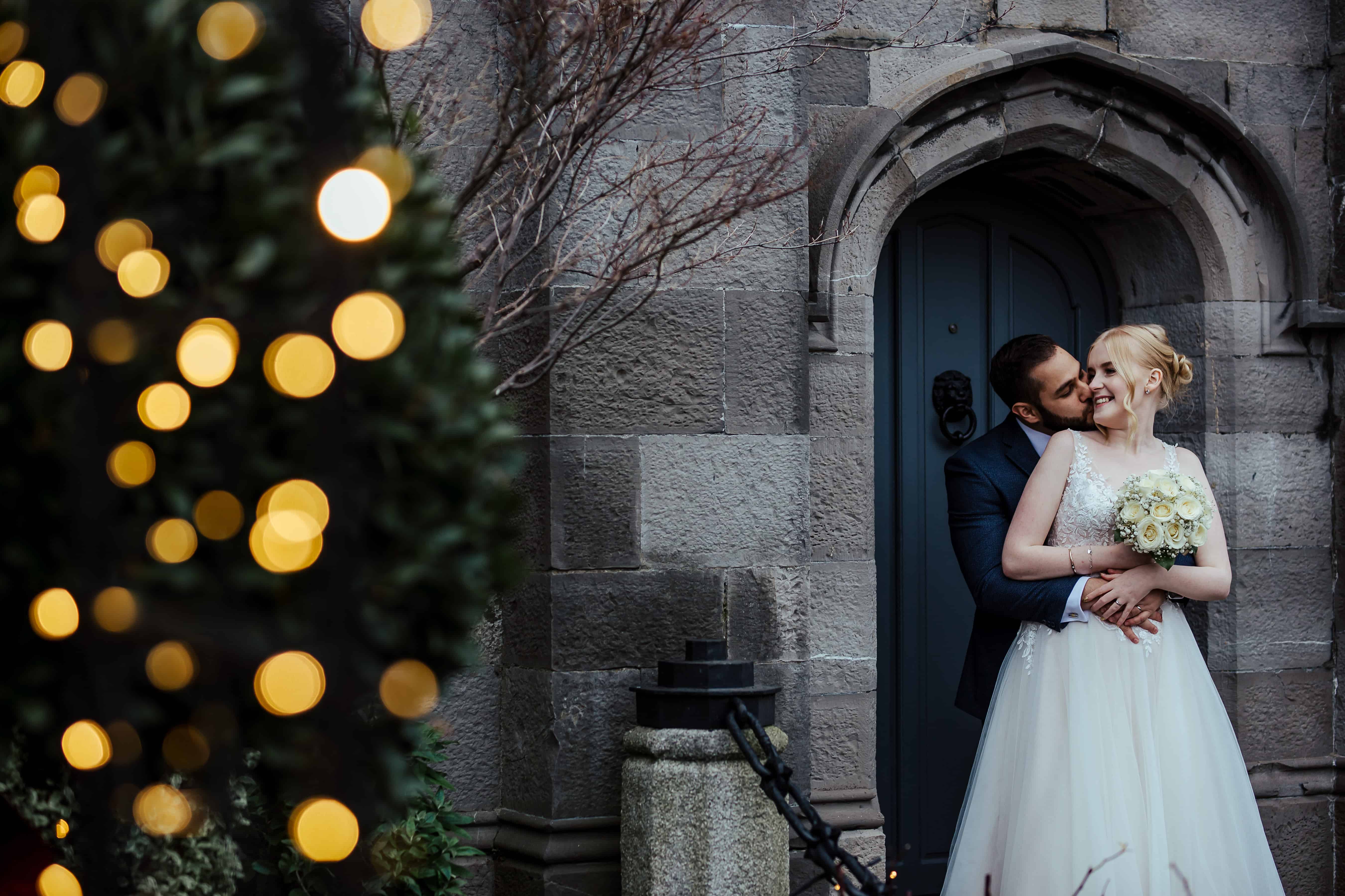 winter wedding at clontarf castle