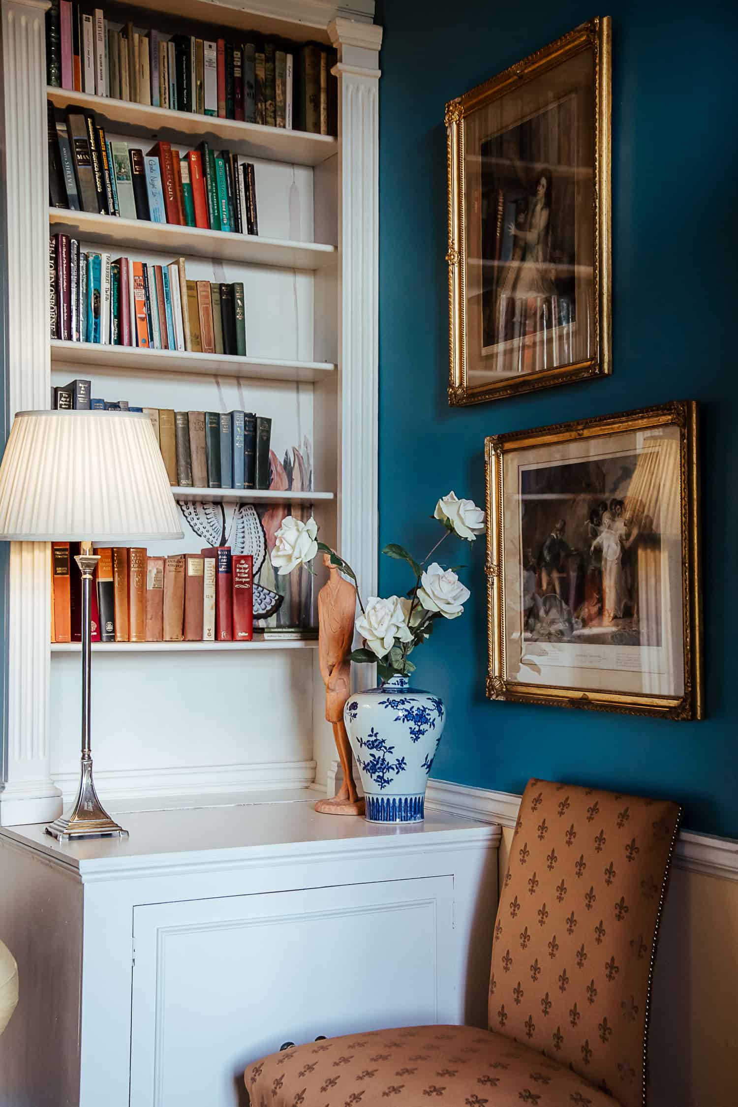 loughchrew house wedding venue blue library room