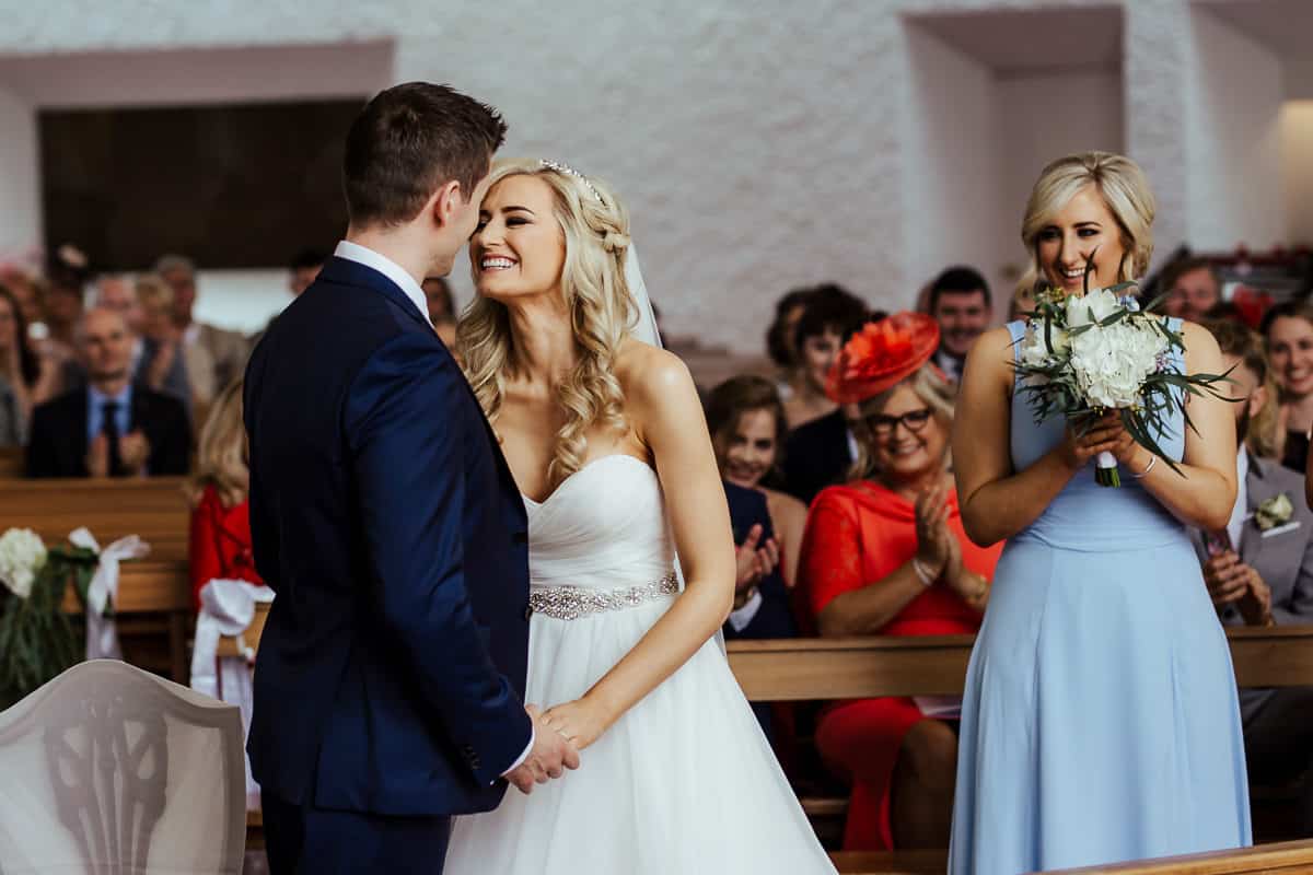 laytown sacred heart church wedding ceremony meath wedding photographer