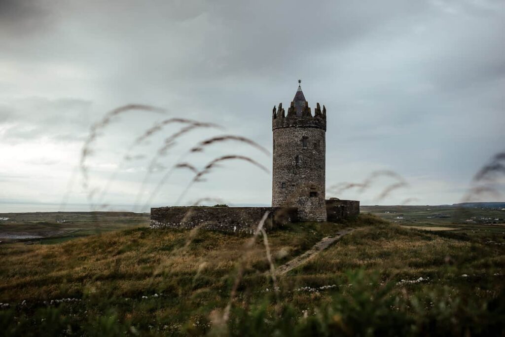 doonagore castle at sunset co clare