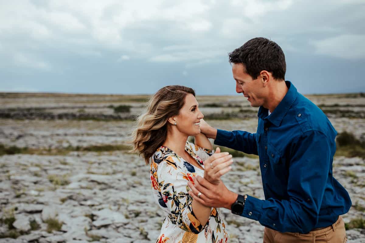 vow renewal photoshoot in the burren co clare