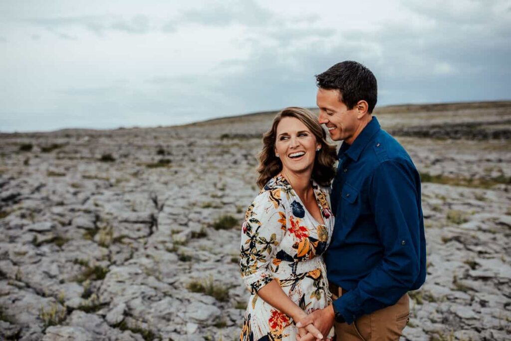 couple photo in the burren co clare
