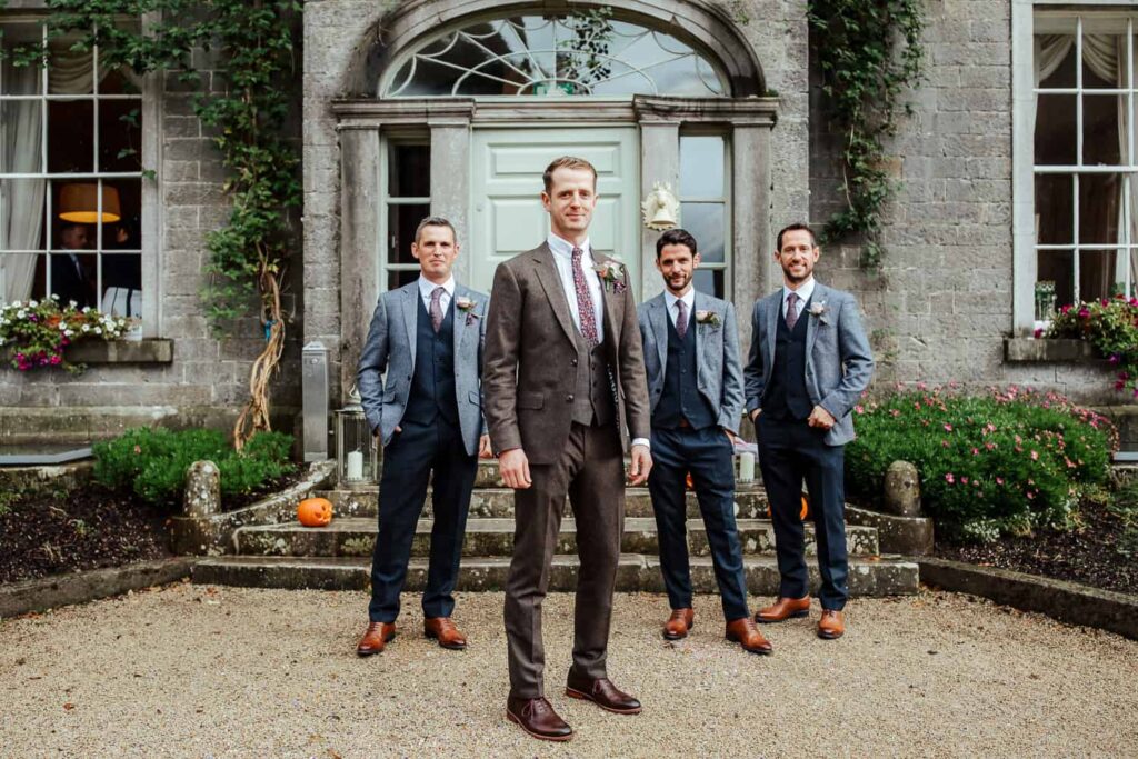 groom and groomsmen millhouse slane