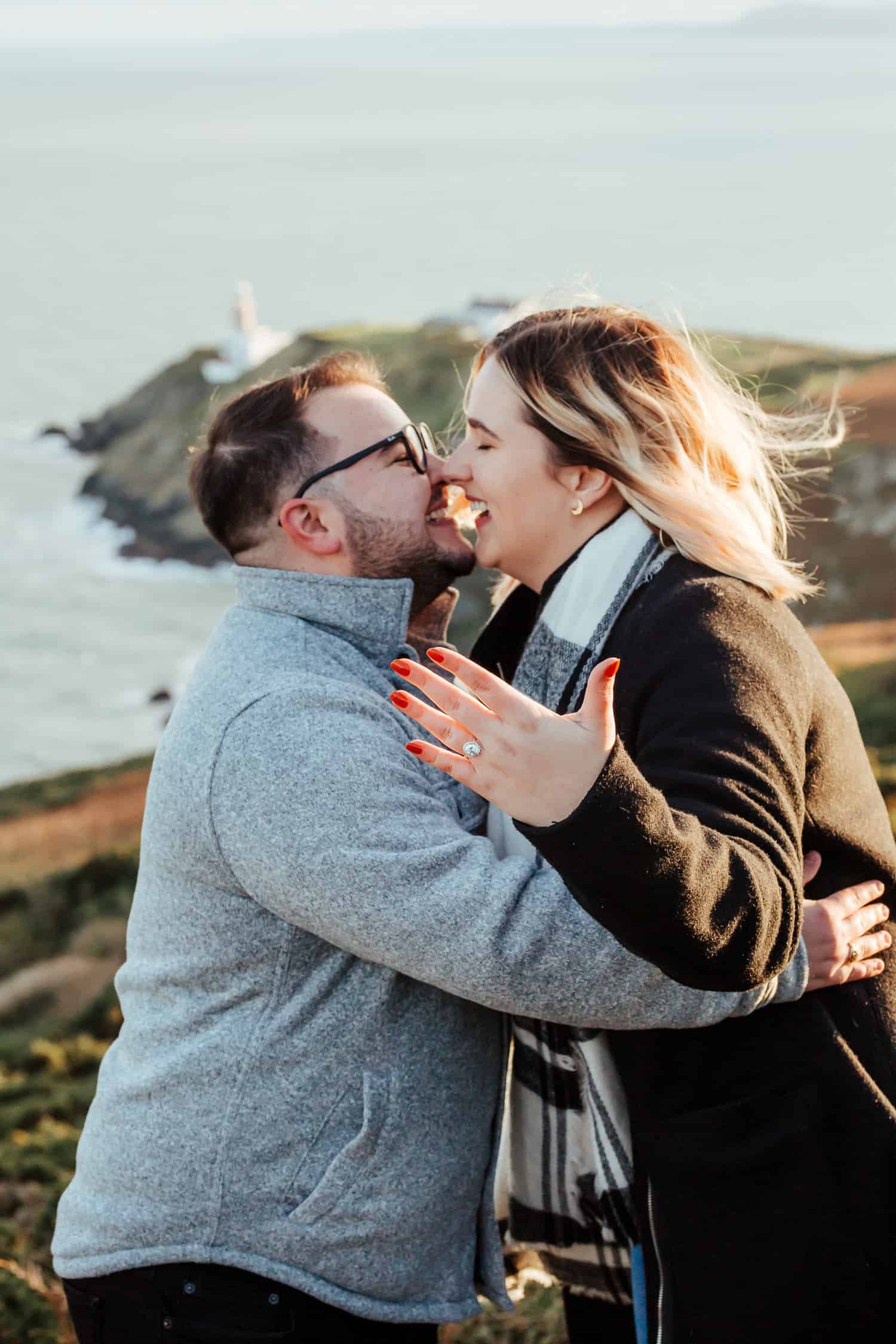 surprise proposal at howth summit dublin