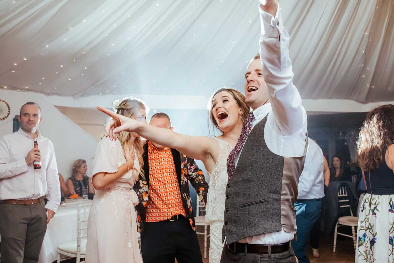 couple dancing at their wedding at millhouse slane