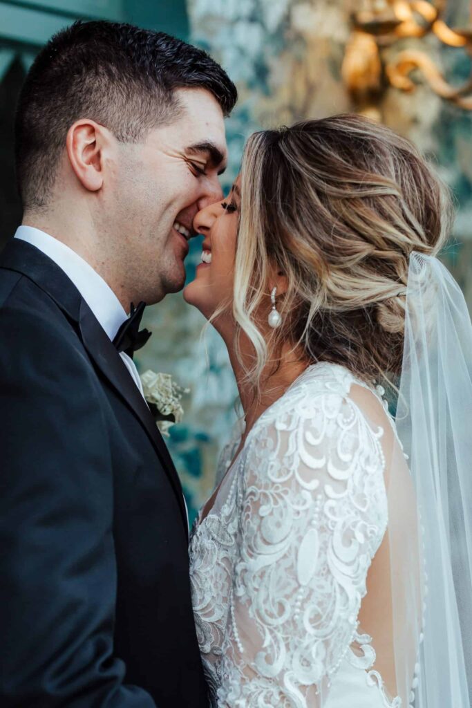 wedding upstyle with volume