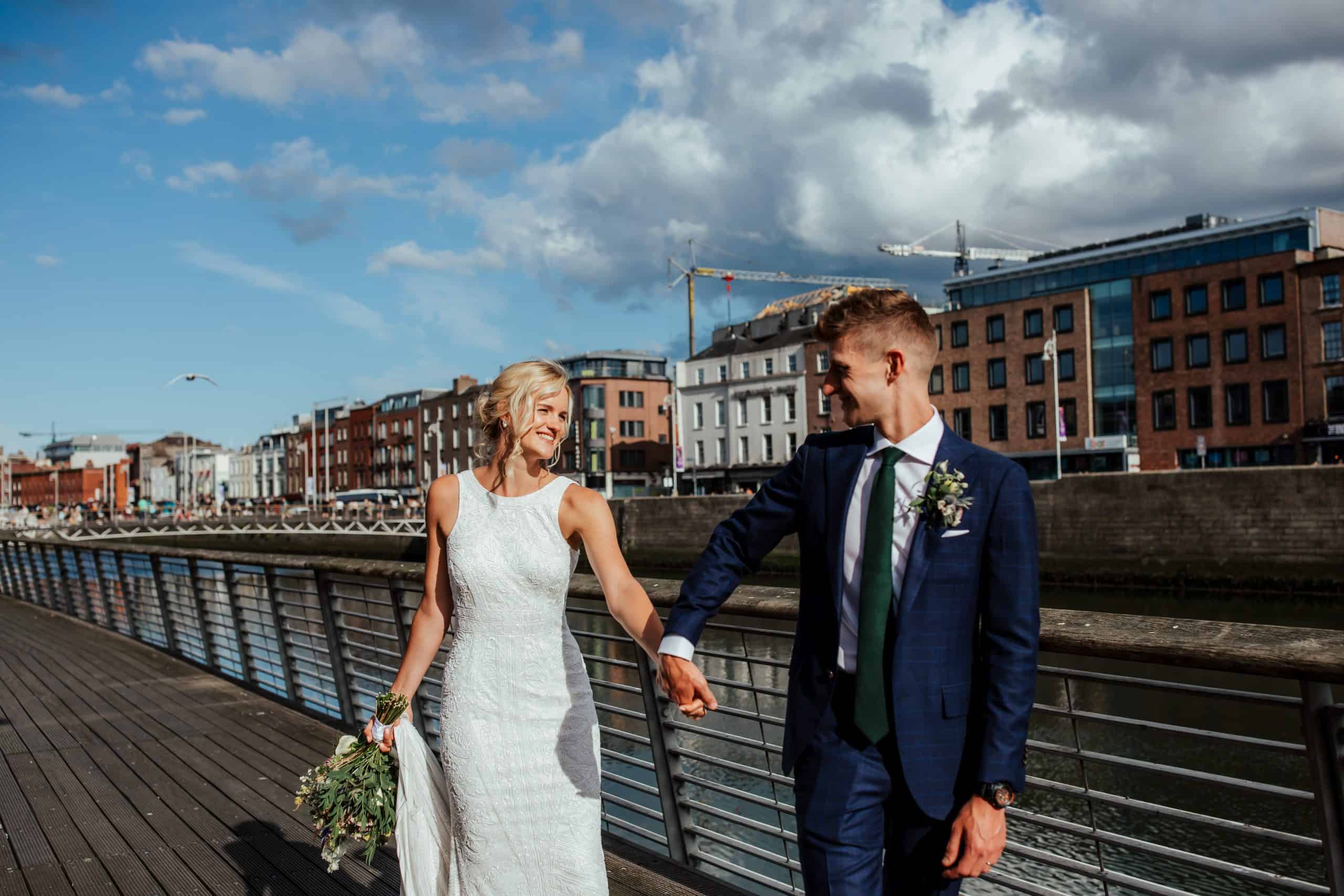 summer wedding in dublin city