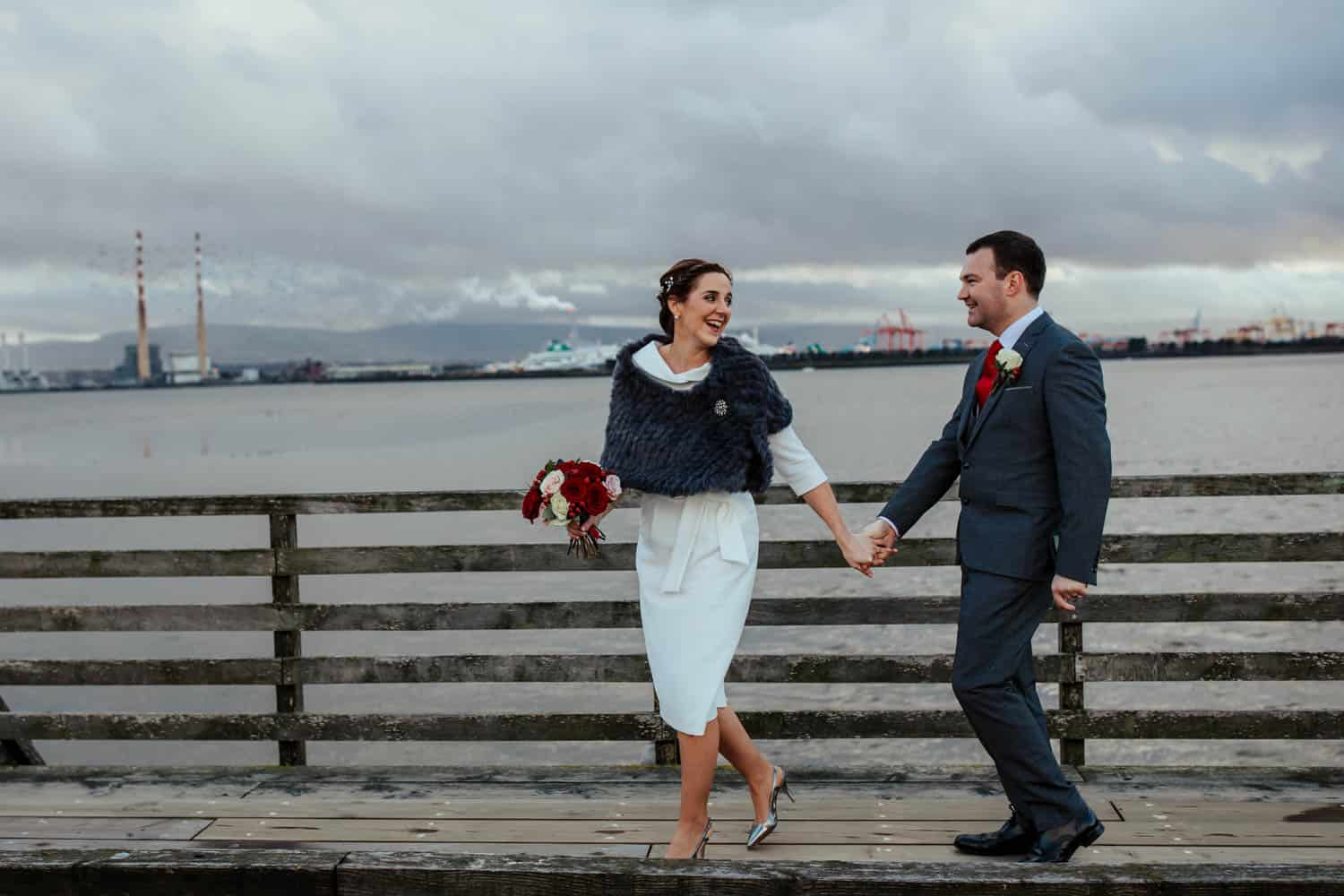 wedding photos in bull island dublin