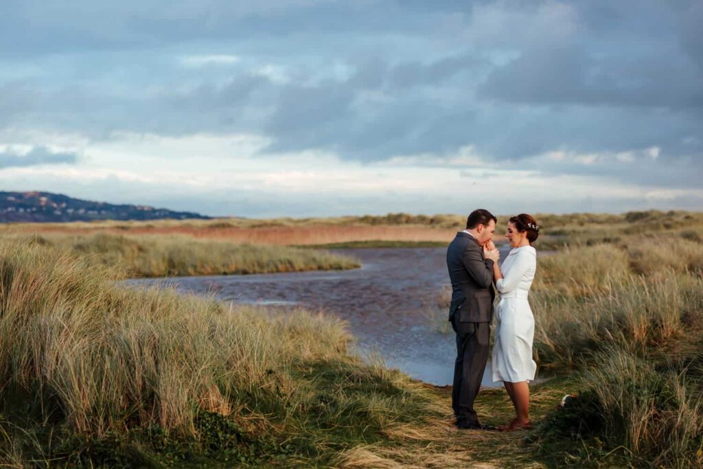 wedding photos in bull island dublin