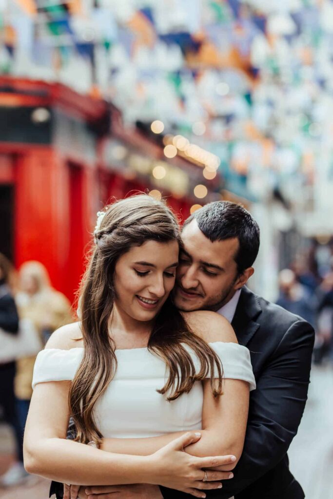 wedding photos temple bar dublin