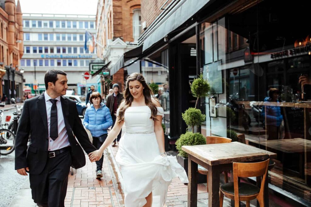 wedding photo in dublin