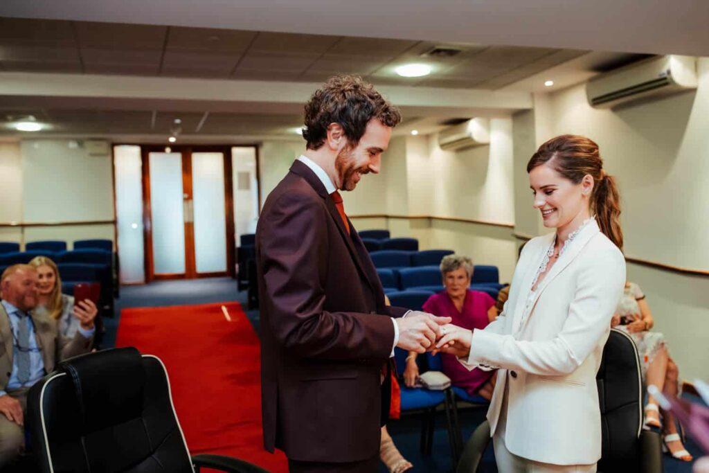 dublin registry office wedding ceremony