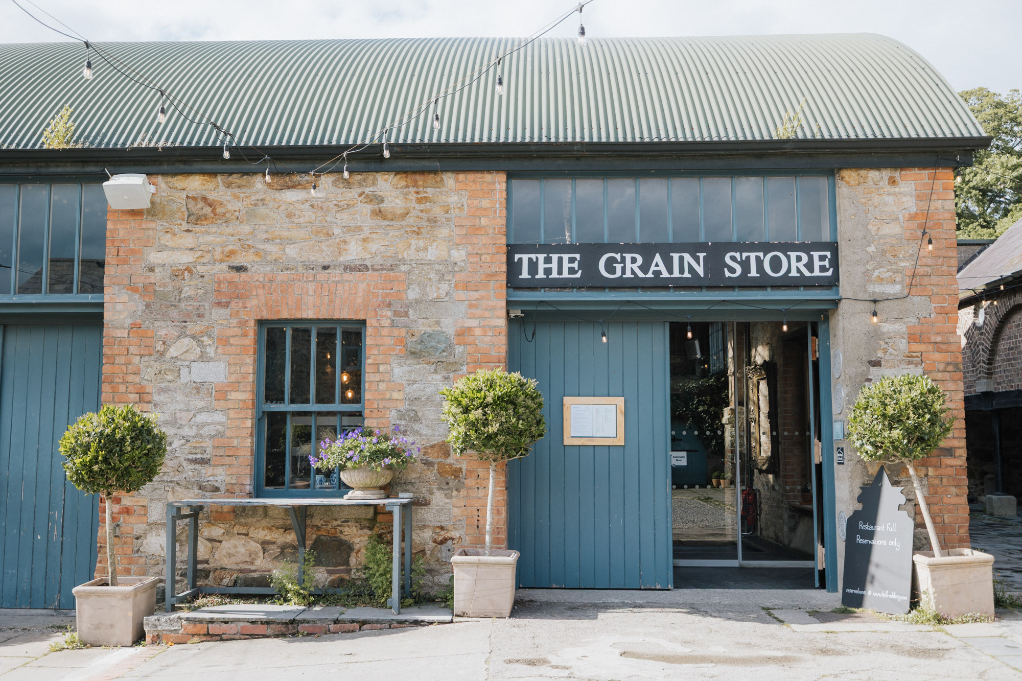 the grain store at killruddery house